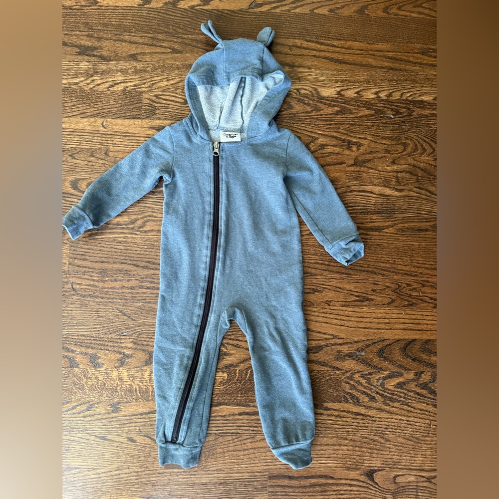 Young and Free Cozy One Piece with Hood and Zipper